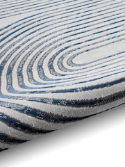 Think Rugs Grey Apollo 2683 Modern Linear Rug - Image 6 of 6