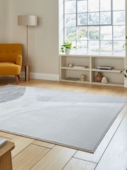 Think Rugs Grey Apollo E9974 Modern Abstract Rug - Image 2 of 6