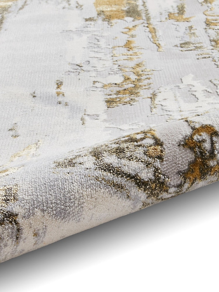 Think Rugs Grey Apollo GR579 Modern Abstract Rug - Image 6 of 6