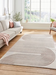 Think Rugs Grey Apollo 2683 Modern Linear Rug - Image 1 of 6