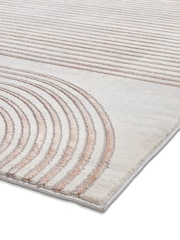 Think Rugs Grey Apollo 2683 Modern Linear Rug - Image 5 of 6