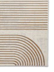 Think Rugs Grey Apollo 2683 Modern Linear Rug - Image 4 of 6