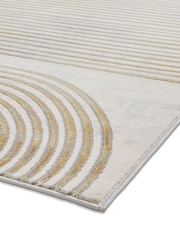 Think Rugs Grey Apollo 2683 Modern Linear Rug - Image 5 of 6