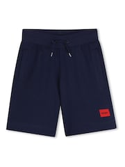 HUGO Blue Logo Shorts - Image 1 of 3