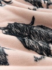 Havregrød Hamish The Highland Cow - Fleece med halv lynlås - Billede 6 af 7