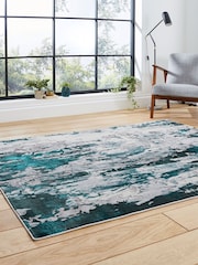 Think Rugs Grey Apollo GR580 Modern Abstract Rug - Image 2 of 6