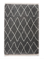 Think Rugs Grey Boho 8280 Berber Rug - Image 3 of 6