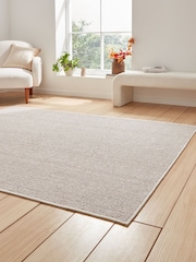 Think Rugs White E6404 Boucle Rug - Image 2 of 6