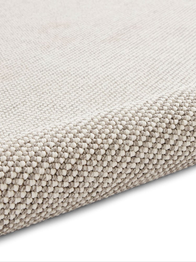Think Rugs White E6404 Boucle Rug - Image 6 of 6