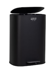 Charles Bentley Black 50L Pedal Kitchen Bin - Image 4 of 5