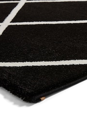 Think Rugs Black Brooklyn BRK35 Modern Geometric Rug - Image 5 of 6