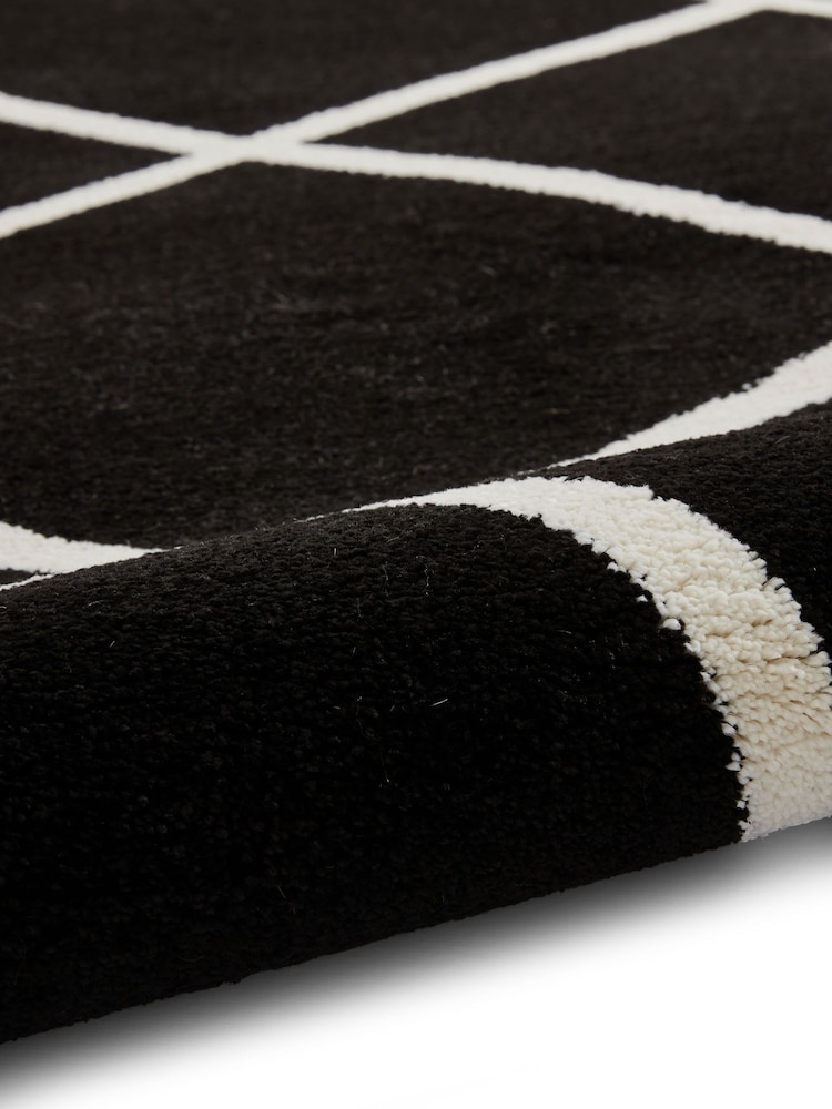 Think Rugs Black Brooklyn BRK35 Modern Geometric Rug - Image 6 of 6