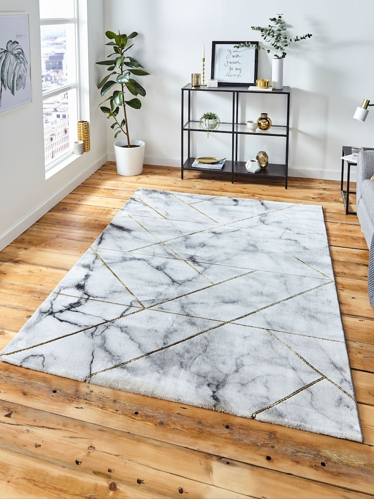 Think Rugs Ivory Craft 23299 Modern Geometric Rug - Image 1 of 5 Think Rugs Ivory Craft 23299 Modern Geometric Rug - Image 1 of 5