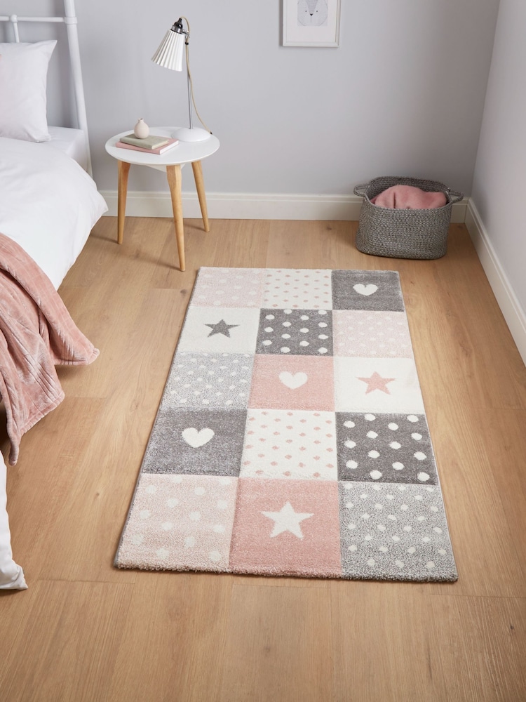 Think Rugs Pink Brooklyn 20339 Rug - Image 1 of 5 Think Rugs Pink Brooklyn 20339 Rug - Image 1 of 5