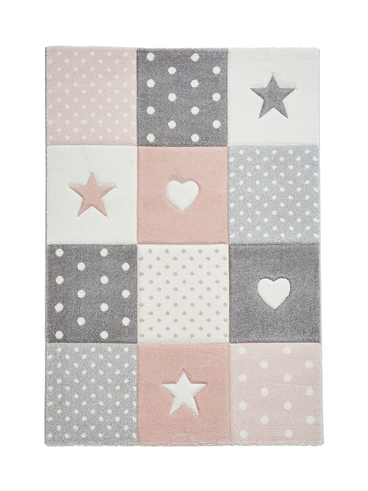 Think Rugs Pink Brooklyn 20339 Rug - Image 2 of 5 Think Rugs Pink Brooklyn 20339 Rug - Image 2 of 5