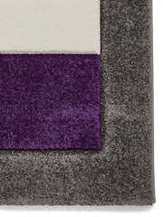 Think Rugs Grey Brooklyn BRK04 Modern Geometric Rug - Image 4 of 6