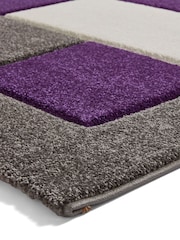 Think Rugs Grey Brooklyn BRK04 Modern Geometric Rug - Image 5 of 6