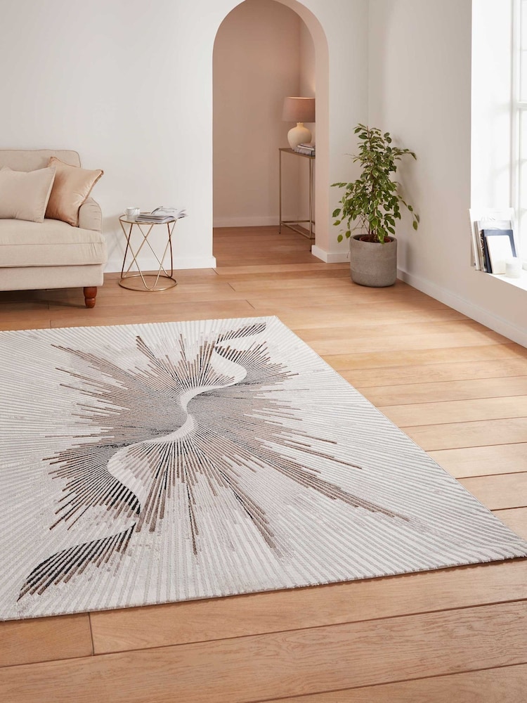 Think Rugs Bronze Creation 50156 Modern Abstract Rug - Image 1 of 6 Think Rugs Bronze Creation 50156 Modern Abstract Rug - Image 1 of 6