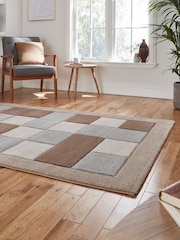 Think Rugs Beige Brooklyn BRK04 Modern Geometric Rug - Image 2 of 6