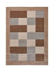 Think Rugs Beige Brooklyn BRK04 Modern Geometric Rug - Image 3 of 6