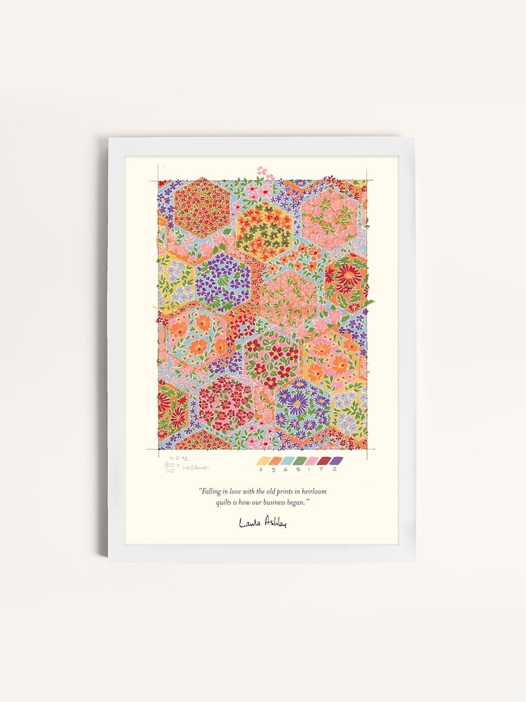 Laura Ashley Multi Fulford Patchwork Medium Frame - Image 2 of 4