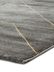 Think Rugs Dark Grey Craft 23486 Modern Geometric Rug - Image 4 of 5