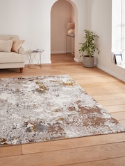 Think Rugs Gold Creation 50179 Modern Abstract Rug - Image 1 of 6