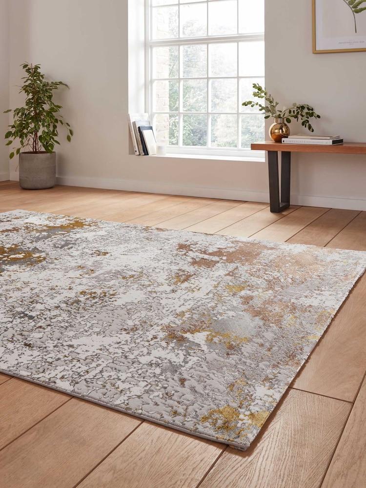 Think Rugs Gold Creation 50179 Modern Abstract Rug - Image 6 of 6
