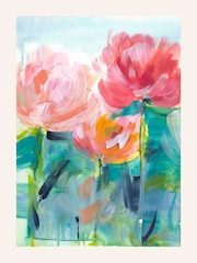Laura Ashley Pink Abstract Peonies Medium Frame - Image 4 of 4