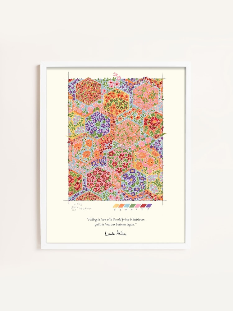 Laura Ashley Multi Fulford Patchwork Small Frame - Image 2 of 4