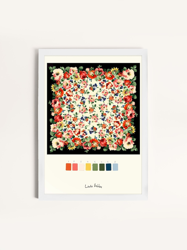 Laura Ashley Red Garden Floral Medium Frame - Image 2 of 4