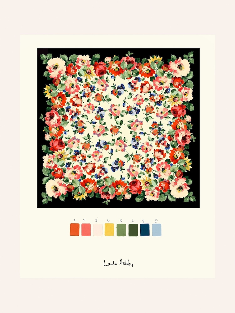 Laura Ashley Red Garden Floral Small Frame - Image 4 of 4 Laura Ashley Red Garden Floral Small Frame - Image 4 of 4