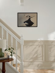 Laura Ashley Black Archive Fashion Photography Small Wall Art Frame - Image 1 of 4