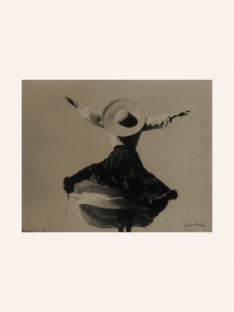 Laura Ashley Black Archive Fashion Photography Small Wall Art Frame - Image 2 of 4