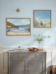 Laura Ashley Blue Rocky Cove Wood Large Frame - Image 1 of 4