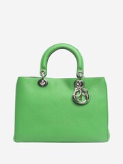 Sign of the Times Green Dior Large Lady Dior 2Way Bag - Image 1 of 9