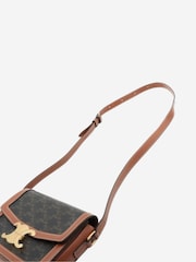 Sign of the Times Celine Triomphe Teen Shoulder Brown Bag - Image 3 of 10