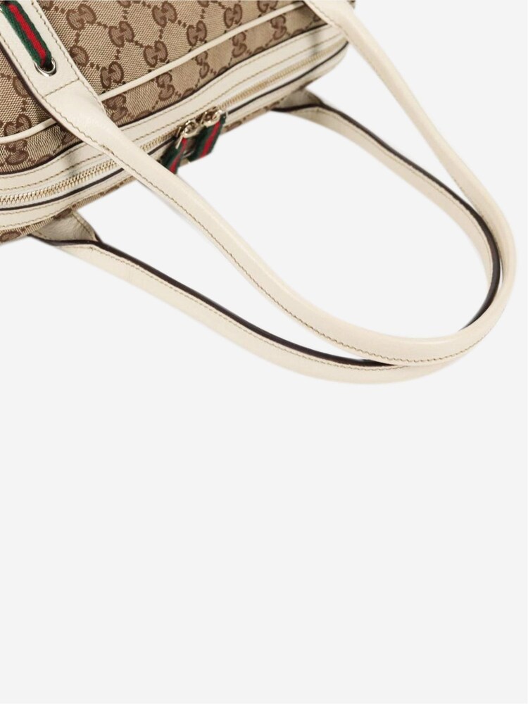 Sign of the Times Gucci GG Canvas Sherry Line Brown Bag - Image 10 of 10