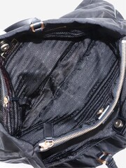 Sign of the Times Prada Nylon Mini Black Tote Bag - Image 8 of 10