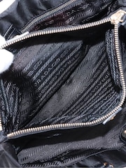 Sign of the Times Prada Nylon Mini Black Tote Bag - Image 9 of 10