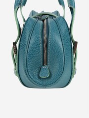 Sign of the Times Blue Loewe Sender Leather Top Handle Bag - Image 4 of 10