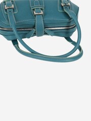 Sign of the Times Blue Loewe Sender Leather Top Handle Bag - Image 9 of 10