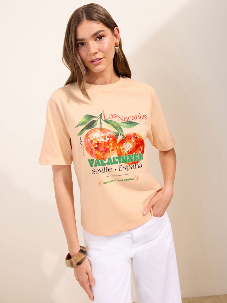 برتقالي - تيشرت رسم من Friends Like These - Image 4 of 4