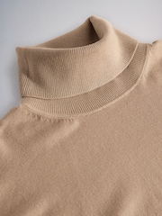 The Set 3 Pack Fine Knit Roll Neck Jumpers Black/Chocolate Brown/Taupe Brown - Image 15 of 15