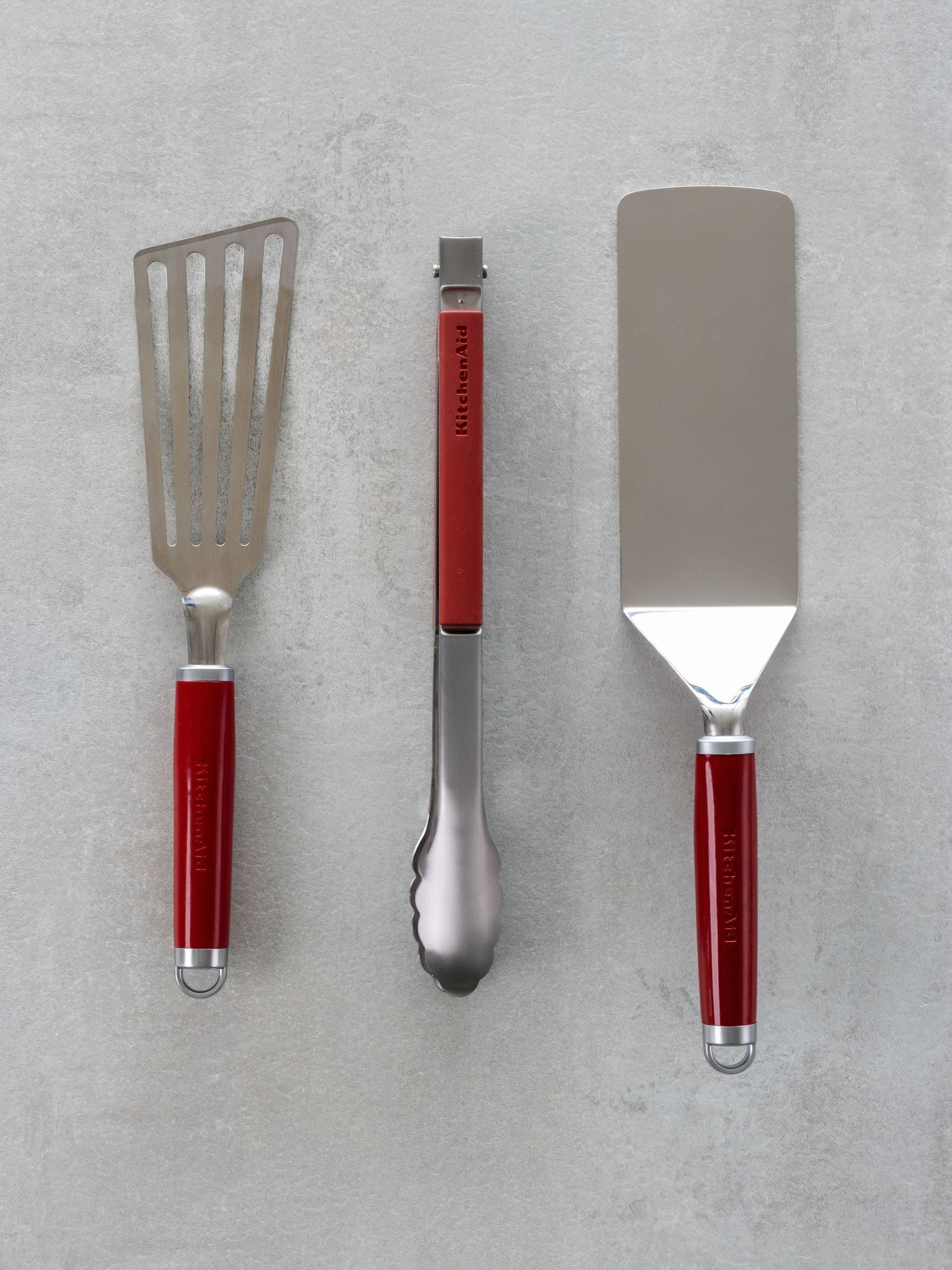 KitchenAid 3pc Indoor Grilling Set – Empire Red - Image 3