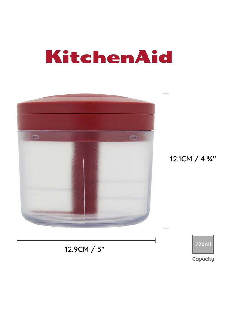 Kitchen Aid Red Manual Food Chopper - Image 6 of 6