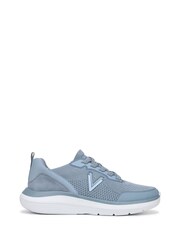 Vionic Blue Hayward Wide Fit Arch Support Trainers - Image 1 of 7