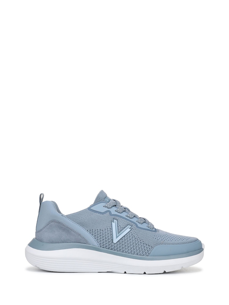 Vionic Blue Hayward Wide Fit Arch Support Trainers - Image 1 of 7
