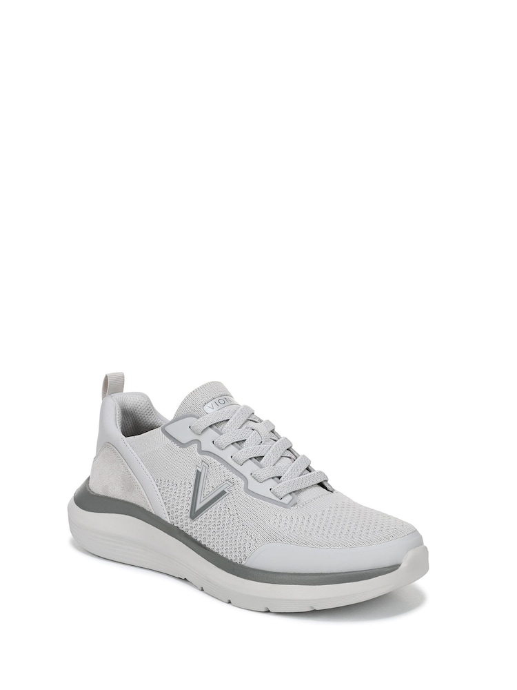 Vionic Grey Hayward Wide Fit Arch Support Trainers - Image 2 of 7