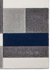 Think Rugs Grey Matrix MT61 Modern Geometric Rug - Image 4 of 6
